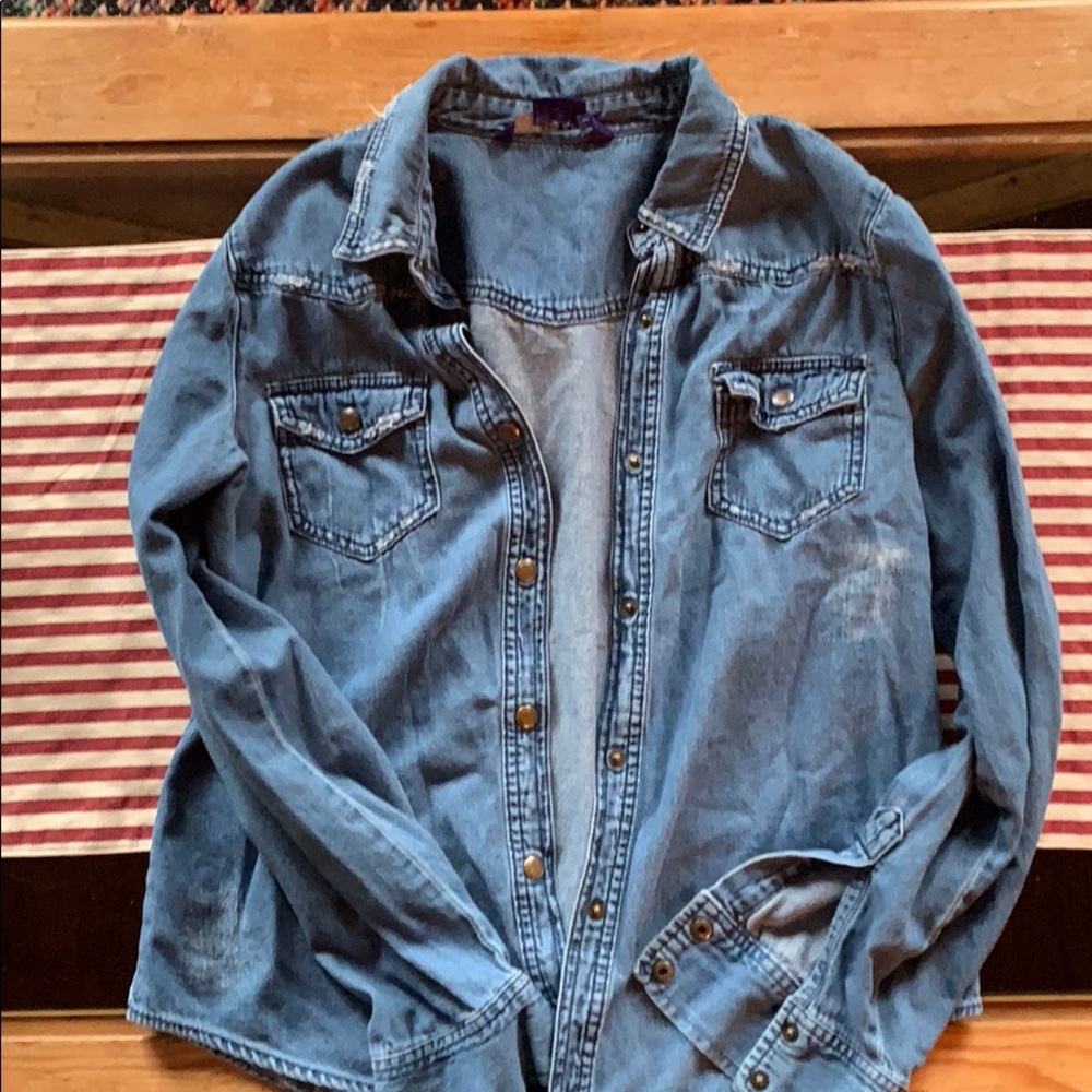 Denim shirt